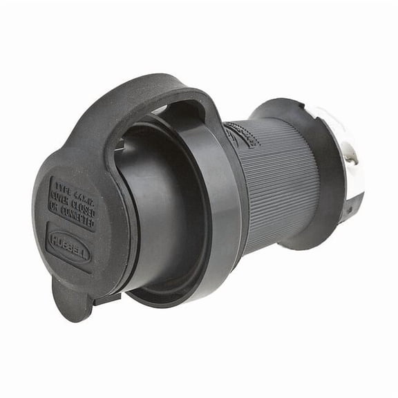 Hubbell Wiring Device-Kellems WT LkPl,Strt;30A;Blk;Wht,PlyBt Tph,4Blds HBL2741SW