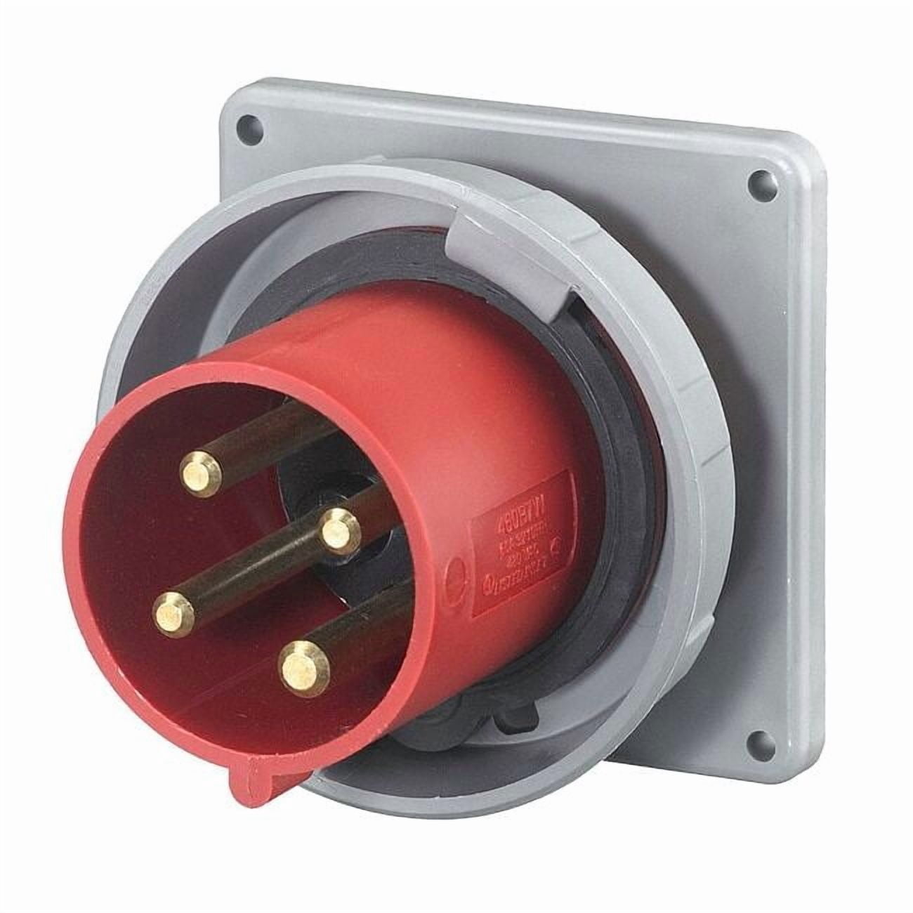 Inlet Pin Watertight Pin & Sleeve Inlet, 30 A, 480V AC, Three Phase, 3 Pole, IEC ...