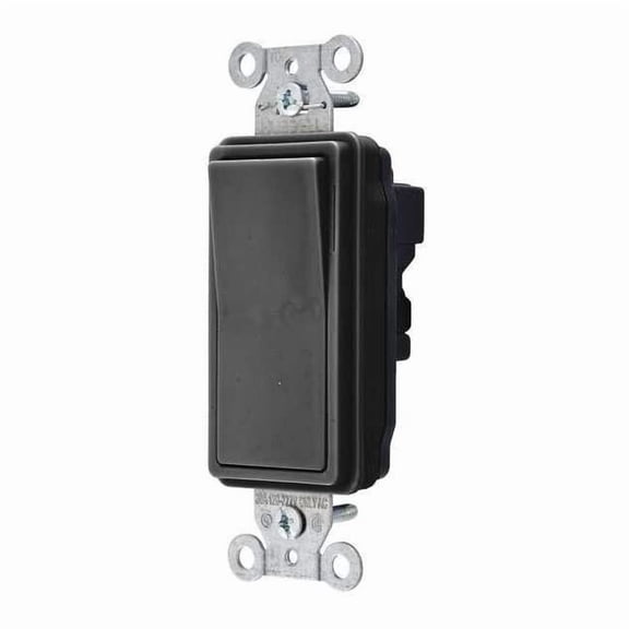 Wall Switch,1-Pole,Wiring Module,20A,Blk SNAP2121BK