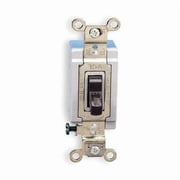 Hubbell Wiring Device-Kellems Wall Switch,Brown,15 A;Back; Side,3-Way HBL1203