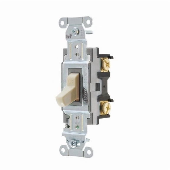 Wall Switch,Ivory,1/2 HP,1-Pole Switch CSB115I