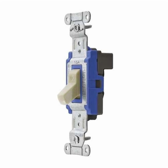 Hubbell Wiring Device-Kellems Wall Swtch,3-Way,120/277V,15A,Ivry,Toggl SNAP1203I
