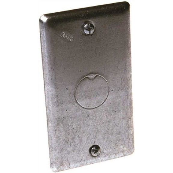 Hubbell Wiring 861 Handy Box Cover with 1/2" Center Knockout