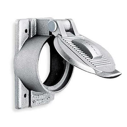Hubbell Wiring Device-Kellems 1 -Gang Vertical Weatherproof Cover, 2-27/32 W, 4-9/16 H