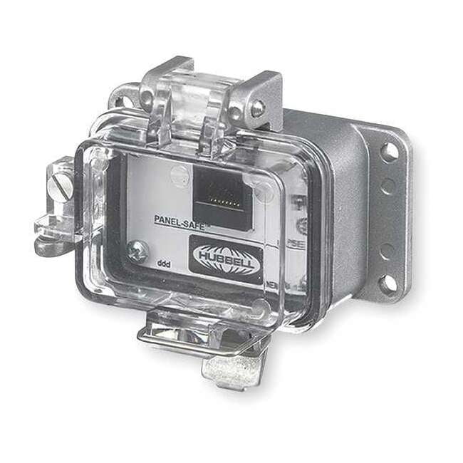 Hubbell Wiring Device-Kellems Access Port,Data,NEMA 12/4,Gray P5E