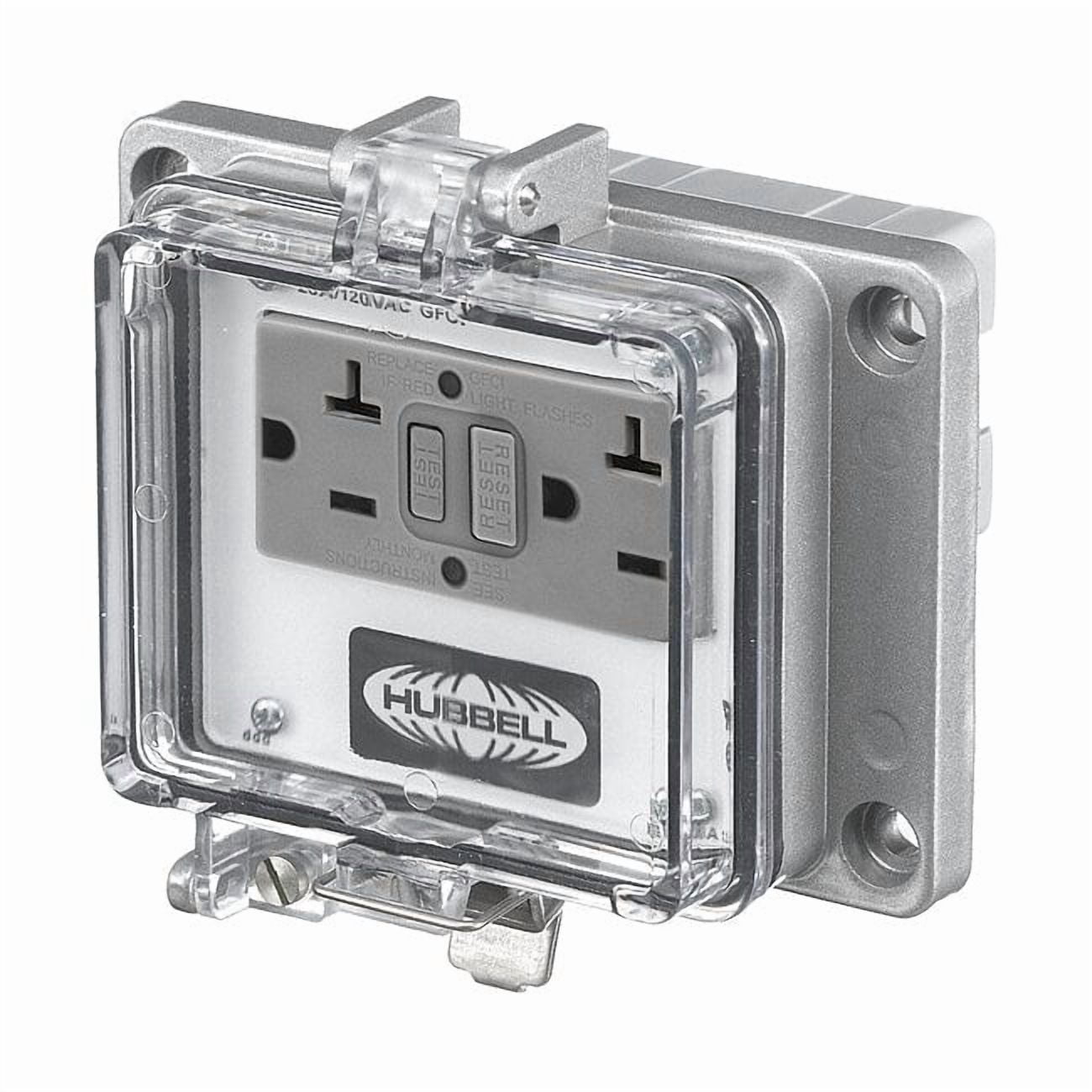 Hubbell Wiring Device-Kellems Access Port,GFCI Power,NEMA 12/4 PR20