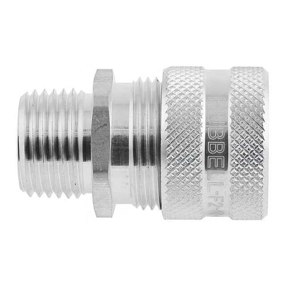 Liquid Tight Connector, 1in, Straight, Blue