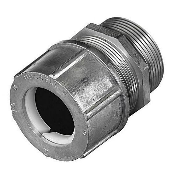 Hubbell Wiring Device-Kellems Liquid Tight Connector,1-1/2 in,Straight SHC1057
