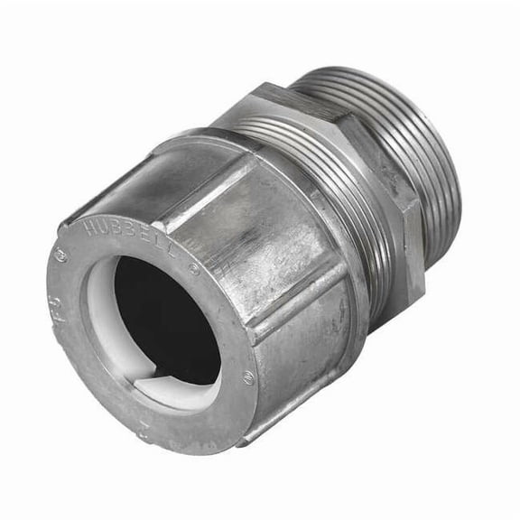 Hubbell Wiring Device-Kellems Liquid Tight Connector, 1-1/2in, Straight SHC1058