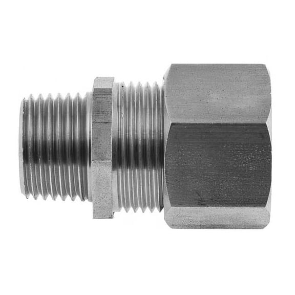 Hubbell Wiring Device-Kellems Liquid Tight Connector,1/2 in.,White SHC1022SS