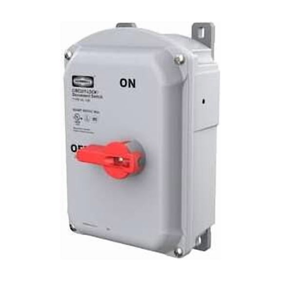 Hubbell Wiring Device-Kellems Disconnect Switch,3PST,60A,6"D HBLDS60