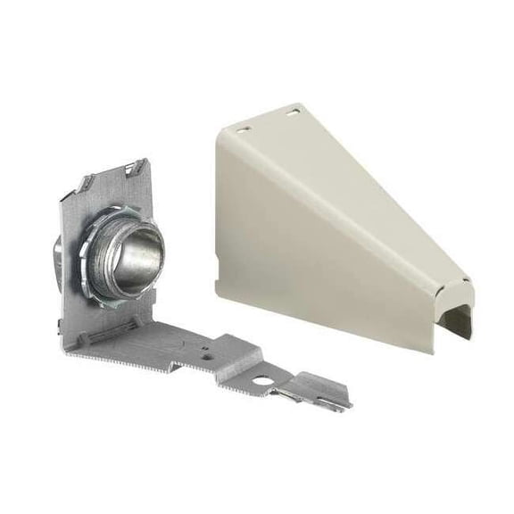 Hubbell Wiring Device-Kellems Entrance Connector,Ivory,Steel HBL5786AIVA