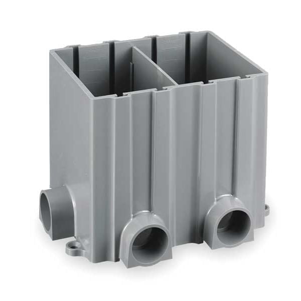 バフ工房 ken商品 Hubbell Wiring Device-Kellems Floor Box,PVC,Rectangular,2