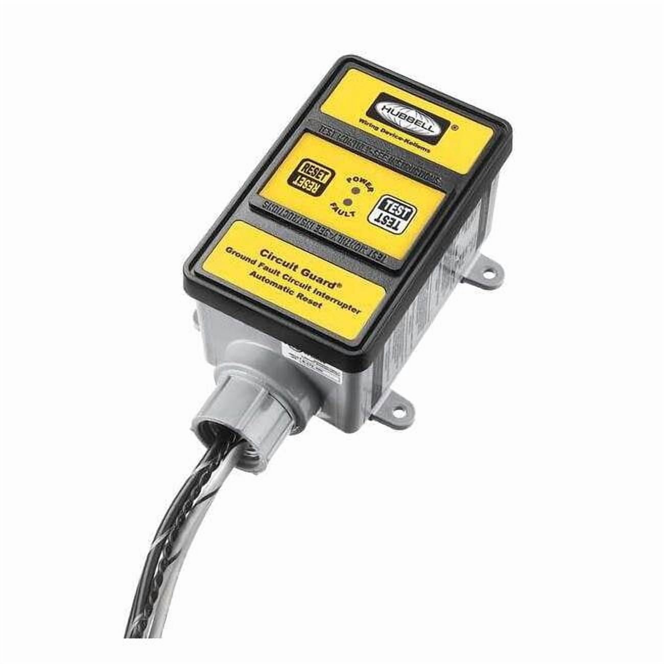 Hubbell Wiring Device-Kellems GFCI,Hard Wired,3 PH 120/208V,30A,Yellow GFHW431