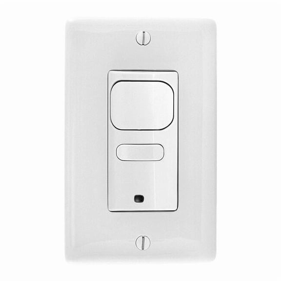 Wall Switch Box Hard Wired Motion Sensor, 1000 sq ft Passive Infrared, White