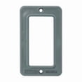 thumbnail image 1 of Box Cover, Outlet Box Type, 1 Gang, Thermoplastic Elastomer, 1 of 1