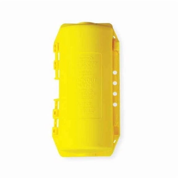 Hubbell Wiring Device-Kellems Plug Lockout,Yellow,3/8In Shackle Dia. HLD2