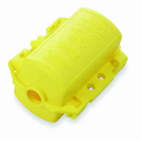 Hubbell Wiring Device-Kellems Plug Lockout,Yellow,5/16 In. Dia. HLDMP