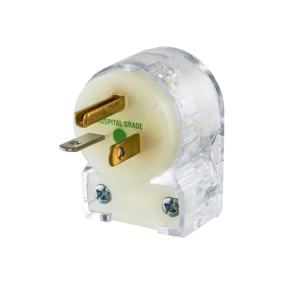 Hubbell Wiring Device-Kellems Agl Strt Blade Plug,Clr,20 A,Stnd,5-20P HBL8315CAT