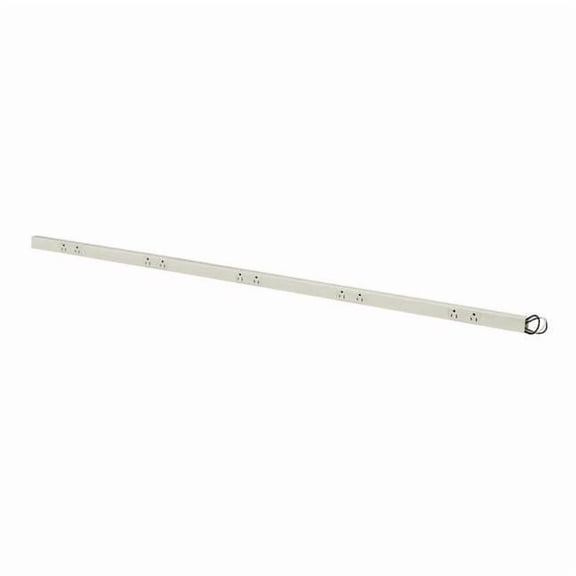 Hubbell Wiring Device-Kellems Prewired Raceway,10 Outlets,PVC PT155112