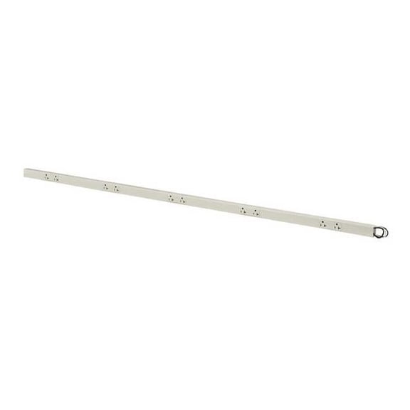 Hubbell Wiring Device-Kellems Prewired Raceway,12 Outlets,PVC PT206212