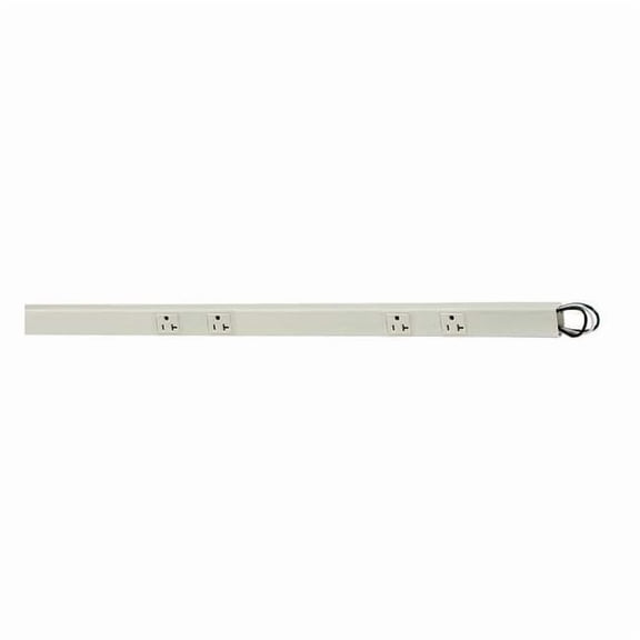 Hubbell Wiring Device-Kellems Prewired Raceway,8 Outlets,18 In. D PT206118