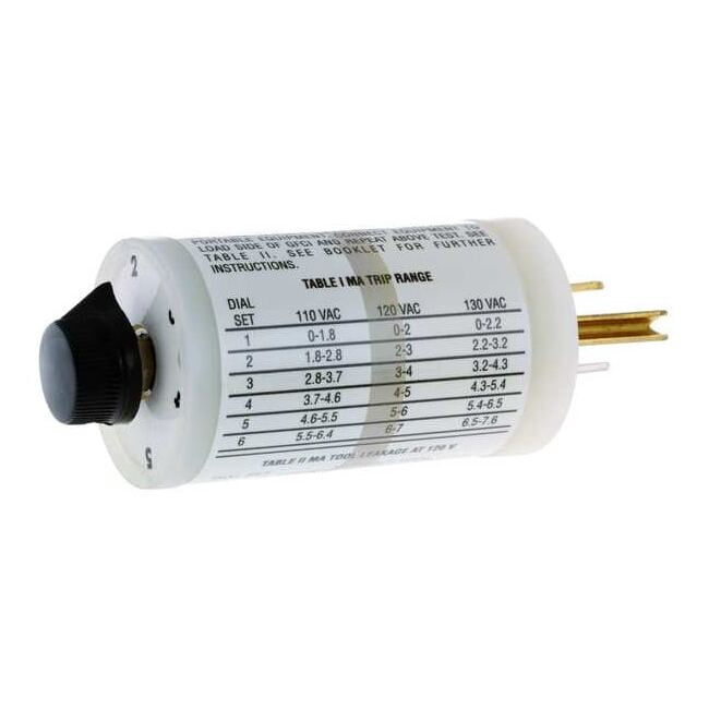 Receptacle Tester with GFCI,120VAC GFT2G