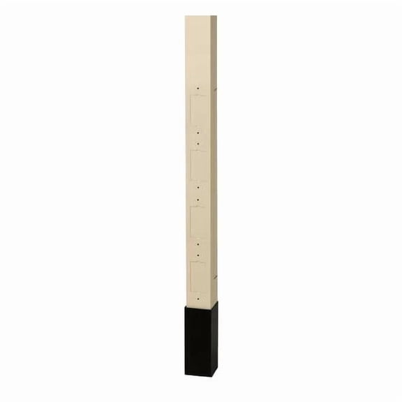 Hubbell Wiring Device-Kellems Service Pole,Ivory,15 ft. 2" L,2.13" W HBLPPO15AI