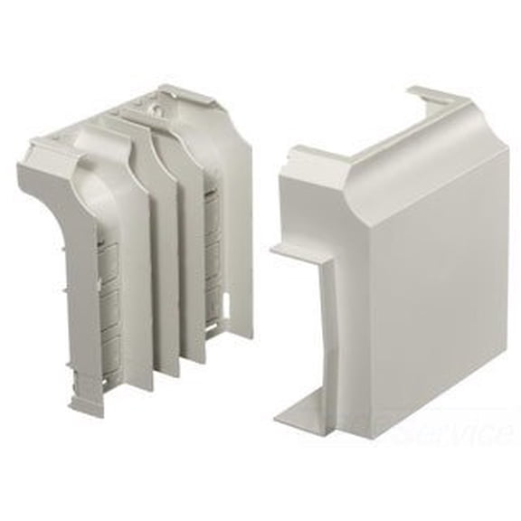 Hubbell Wiring Device-Kellems Tee Base and Cover,White,PVC,Tees PB3TCBCA