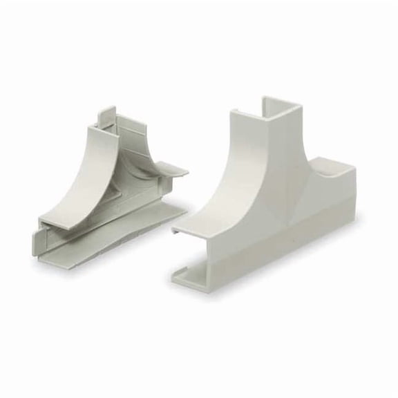 Hubbell Wiring Device-Kellems Tee Base and Cover,White,PVC,Tees PP1TCBC