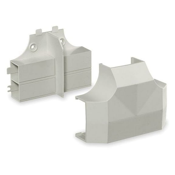 Hubbell Wiring Device-Kellems Tee Base and Cover,White,PVC,Tees PW2TCBC