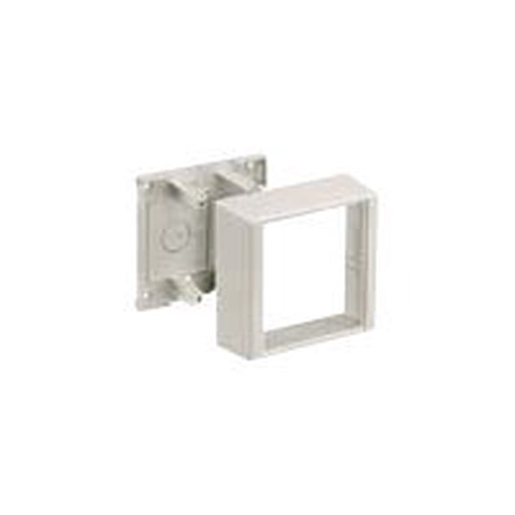 Hubbell Wiring Device-Kellems Undivided Box,White,PVC,Boxes PDB12TGLV