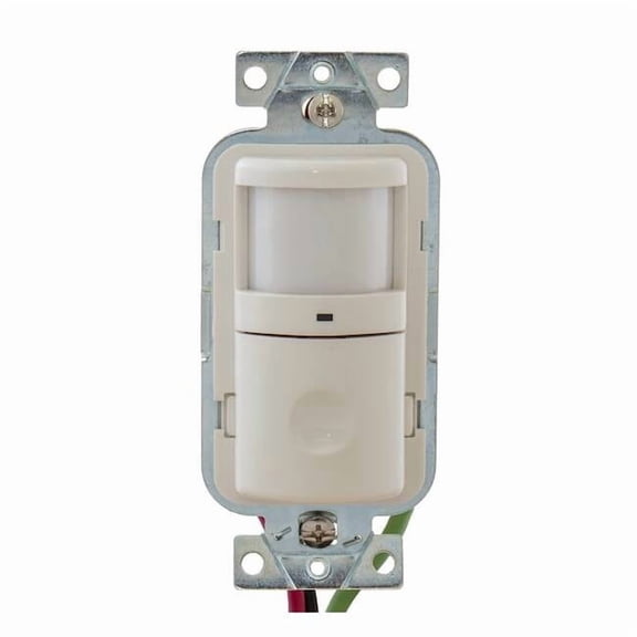 Hubbell Wiring Device-Kellems Vac Snsr,PIR,120V AC,Wht WS1001W
