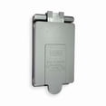 thumbnail image 1 of Weatherproof Cover, FS or FD Box Type, 1 Gang, Thermoplastic CWP26CR, 1 of 2