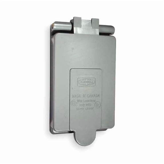 Weatherproof Cover, FS or FD Box Type, 1 Gang, Thermoplastic CWP26CR