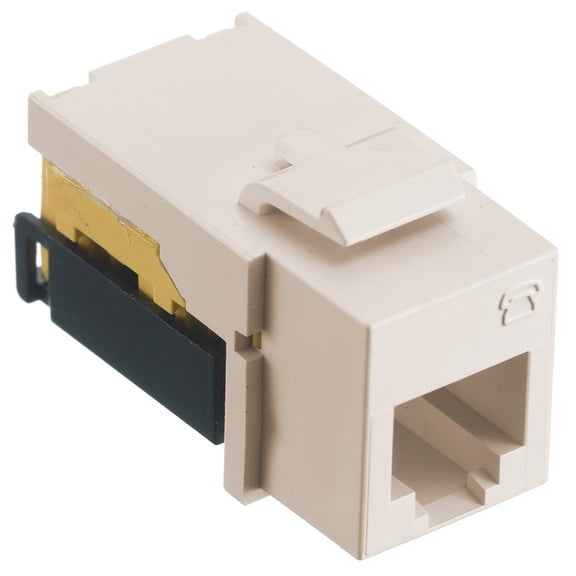 Hubbell Wiring Systems NSJULA Net Select, Jack, USOC, 6-Position, Light Almond