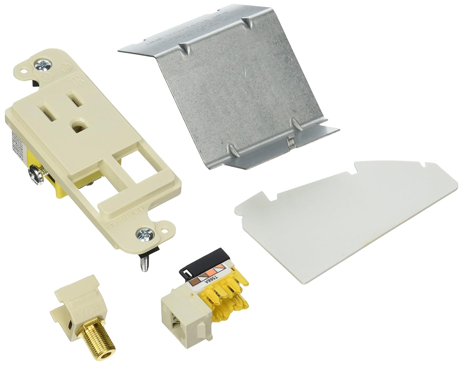 Hubbell Wiring Systems RJ650LA Tradeselect JLOAD TamperResistant