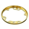 thumbnail image 1 of Hubbell Wiring Systems S5016 Scrubshield Floor Box Access Brass Round Replacement Flange 4.19" Dia, 1 of 2