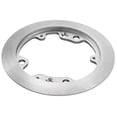 thumbnail image 1 of Hubbell Wiring Systems SA3082 Brushed Aluminum Round Floor Box Metal Carpet Flange, 6-1/4" Diameter, 1 of 1