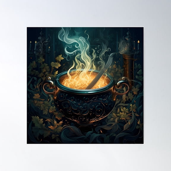 Hubble Bubble Poster Wall Art, Modern Wall Decor For Living Room Bedroom, 16x16 UNFRAMED