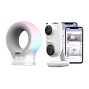 Hubble Dual Vision Smart HD Baby Monitor+ Eclipse Bundle - The Hubble Complete Baby Monitoring & Soothing Bundle.