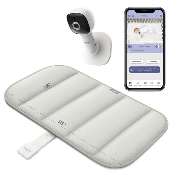 HUBBLE CONNECTED Dream+ Bundle Non-Wearable, Smart Wi-Fi Enabled Baby Movement Monitor - HD Baby Camera with Soothing Sounds & White Noise