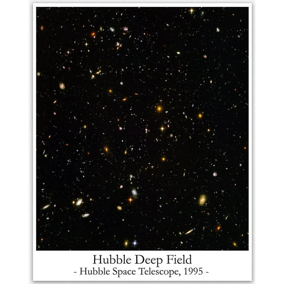 Hubble Deep Field Hubble Telescope Photo Famous Space Photo