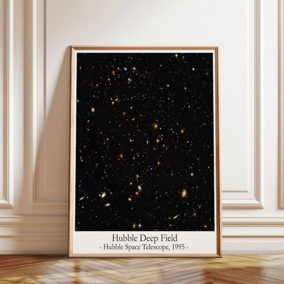 Hubble Deep Field Space Wall Art Print