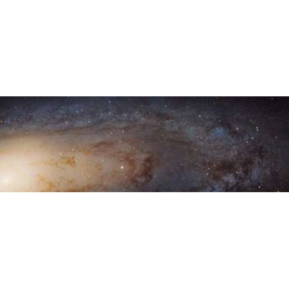 Hubble M31 PHAT Mosaic - Andromeda Panorama Canvas Art - NASA (12 x 36)