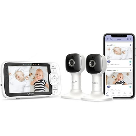 Hubble Nursery Pal Cloud Twin Smart Wi-Fi Enabled Baby Monitor