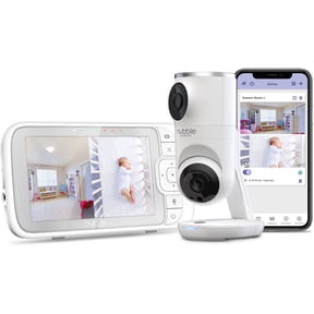 (Open Box) Open Box Hubble Nursery Pal Dual Vision Smart Wi-Fi Enabled Baby Monitor with 5" Parent Unit Viewer