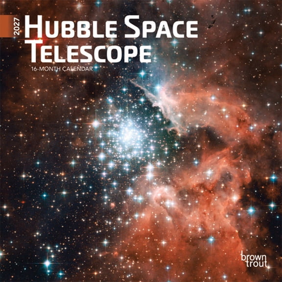 Hubble Space Telescope 2027 7 X 14 Inch (Hanging) Monthly Mini Wall Calendar, (Paperback)