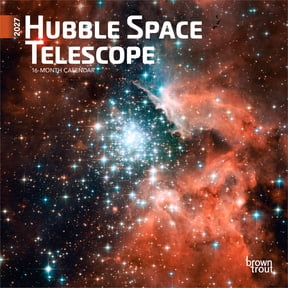 Hubble Space Telescope | 2027 7x14" (Hanging) Mini Wall Calendar | BrownTrout