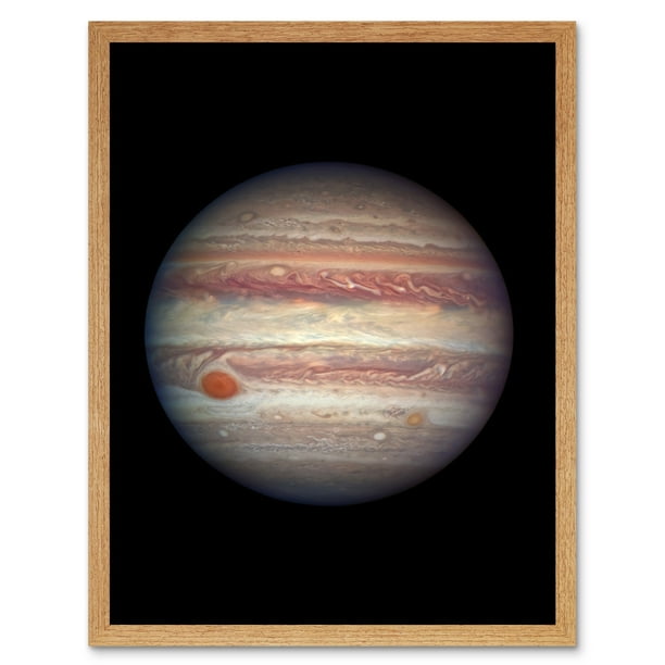 Hubble Space Telescope Image Close-Up Portrait Of Jupiter Largest